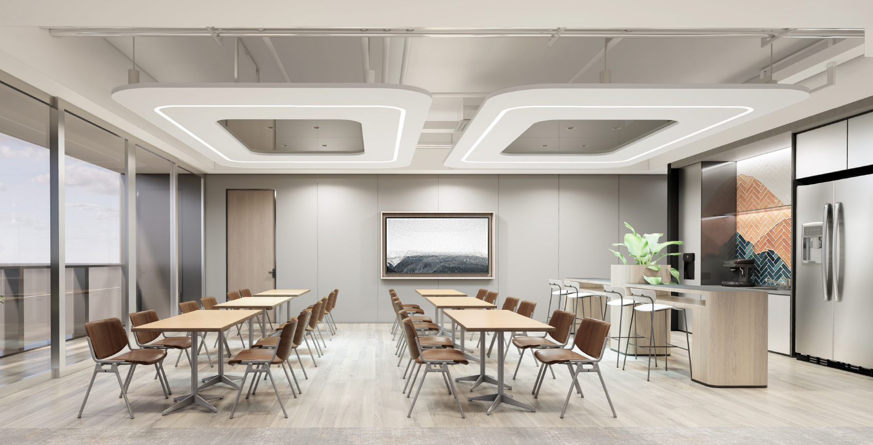 上海办公室茶水间实景图