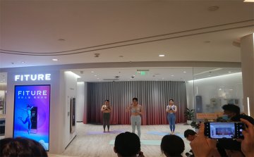 运动健康店铺案例_健身器材_魔镜FITURE上海首家体